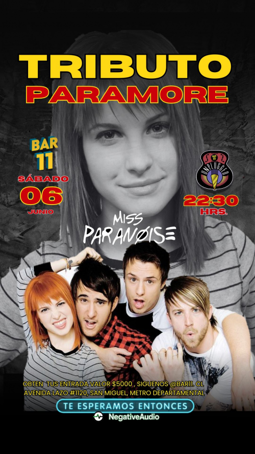 MISS PARANOISE TRIBUTO A  PARAMONE UNPLUGGED 