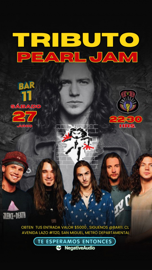 Go to front tributo a Pearl Jam Unplugged 