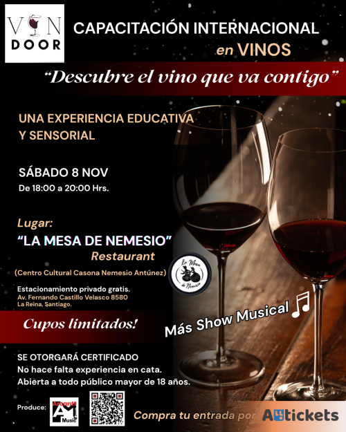 CAPACITACIÓN INTERNACIONAL EN VINOS