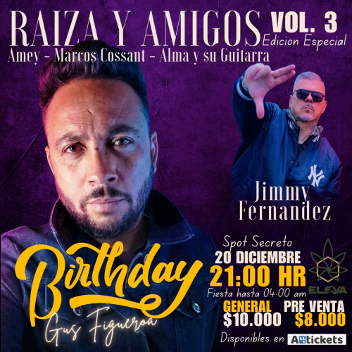 RAIZA Y AMIGOS V3 - JIMMY FERNANDEZ - AMEY - ALMA Y SU GUITARRA - MARCOS COSSANTT